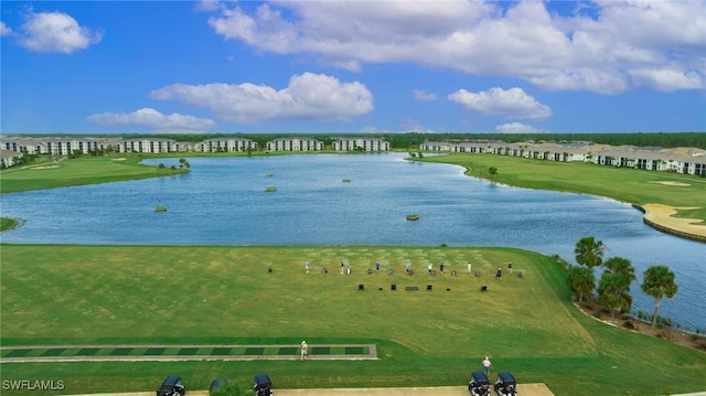 view of water feature