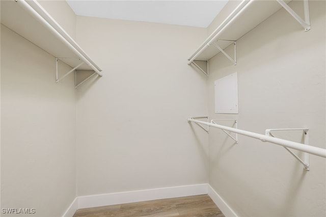 17585 Blackfriar Dr, Fort Myers, FL 33908 - walk in closet with wood-type flooring