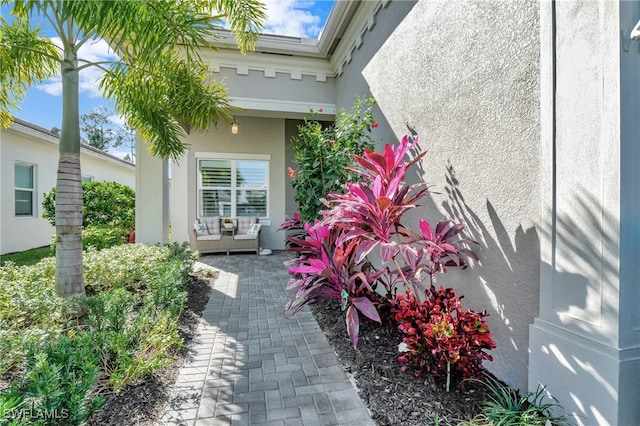 exterior space with a patio