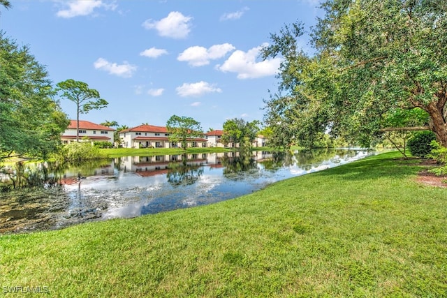 property view of water