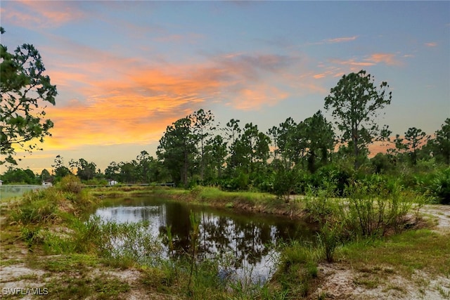 property view of water