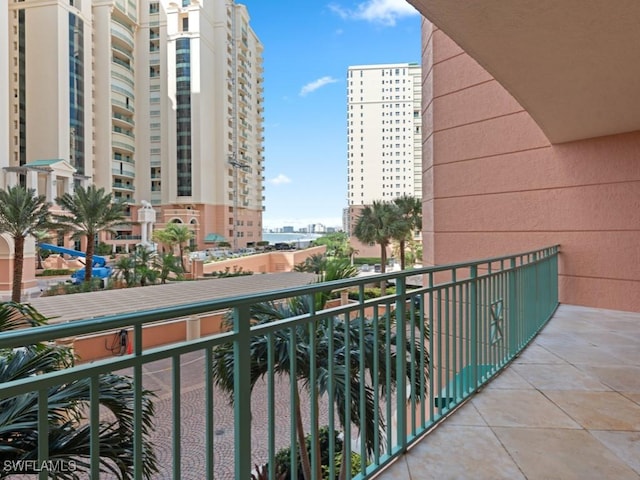 970 Cape Marco Dr Unit 402, Marco Island, FL 34145 - balcony featuring a view of city