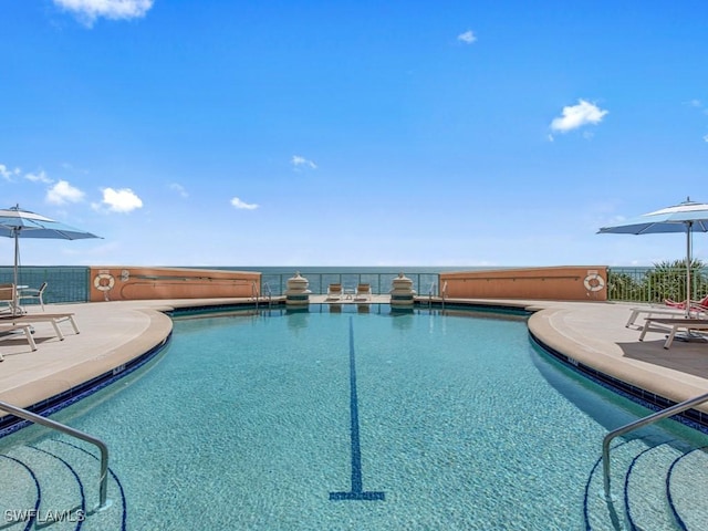 970 Cape Marco Dr Unit 402, Marco Island, FL 34145 - pool featuring a patio area
