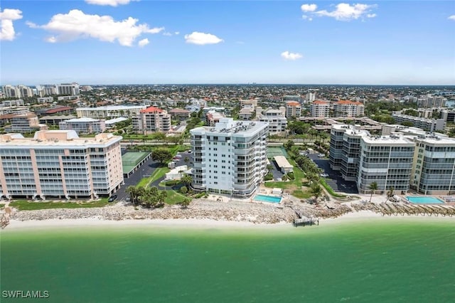 1036 S Collier Blvd Unit 101, Marco Island, FL 34145 - view of urban area featuring waterfront with a beach