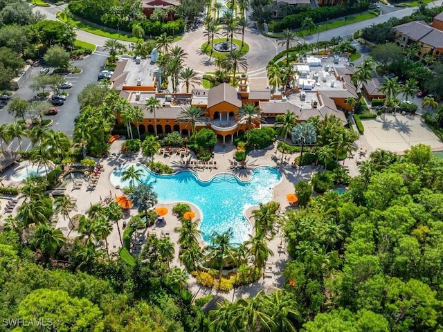 9098 Capistrano St S Unit 7103, Naples, FL 34113 - aerial view of a pool