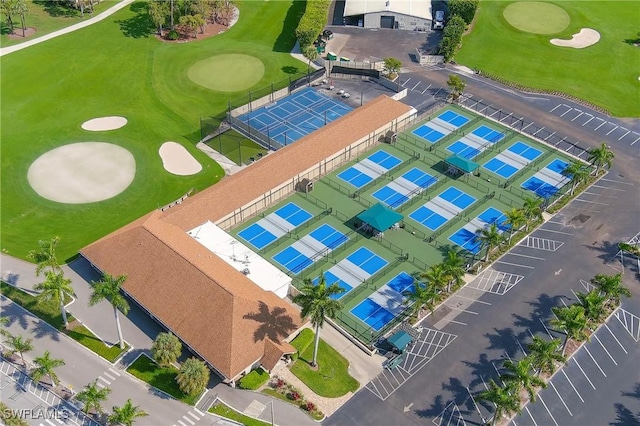 154 Penny Ln Unit 8, Naples, FL 34112 - birds eye view of property with view of golf course