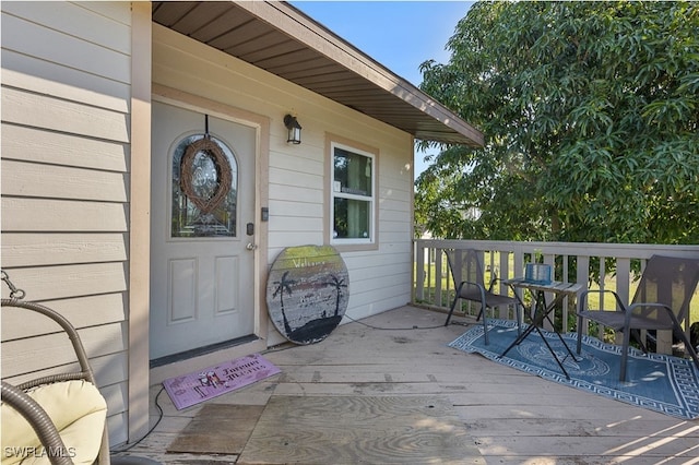 view of entrance to property