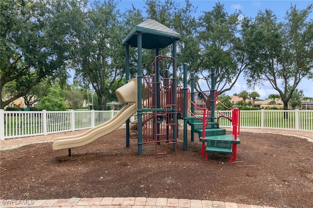 view of jungle gym