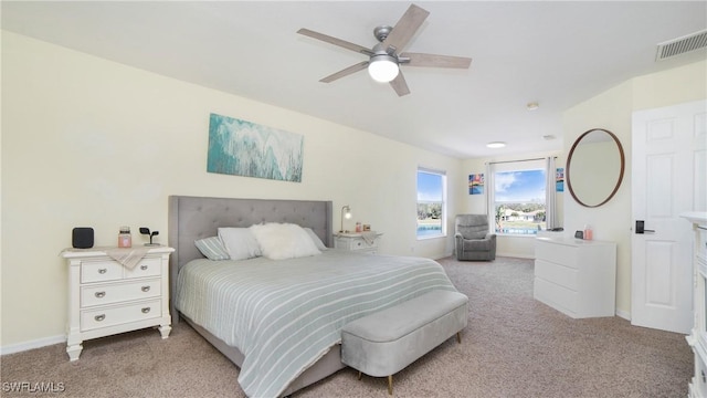 2864 Blossom Ct, Naples, FL 34120 - bedroom with carpet flooring and ceiling fan