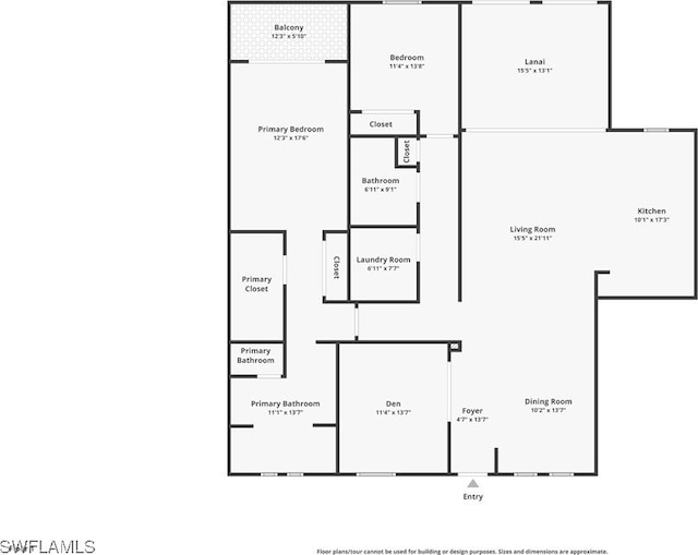 21490 Strada Nuova Cir Unit D307, Estero, FL 33928 - home floor plan