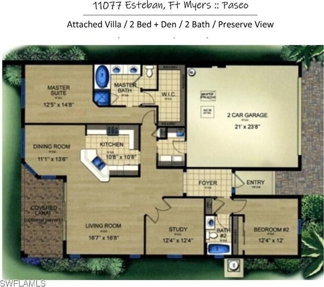 11077 Esteban Dr, Fort Myers, FL 33912 - view of layout