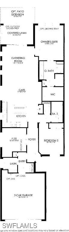 16665 Rolling Rock Blvd, Alva, FL 33920 - view of home floor plan