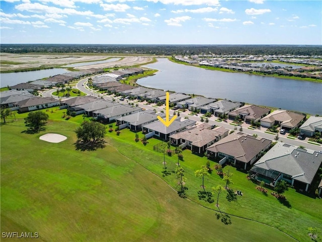 16665 Rolling Rock Blvd, Alva, FL 33920 - aerial view of residential area with a large body of water and a golf course