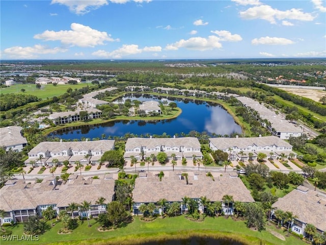 9235 Tesoro Ln Unit 4-102, Naples, FL 34114 - bird's eye view with a residential view and a water view