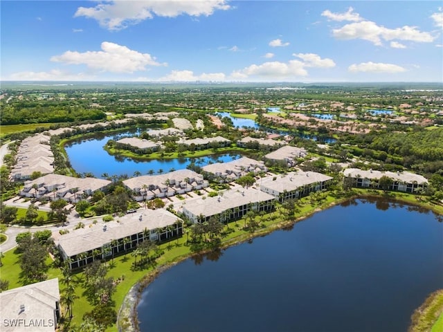 9235 Tesoro Ln Unit 4-102, Naples, FL 34114 - aerial view with a residential view and a water view