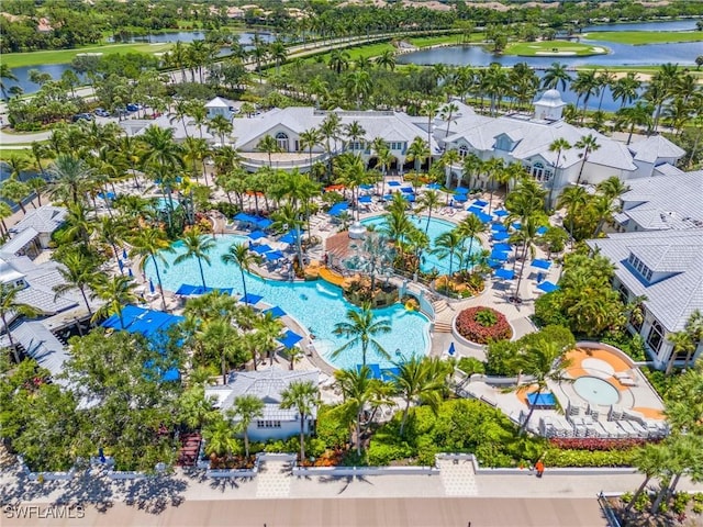 9235 Tesoro Ln Unit 4-102, Naples, FL 34114 - aerial view with a water view
