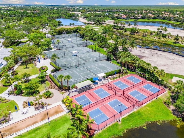 9235 Tesoro Ln Unit 4-102, Naples, FL 34114 - drone / aerial view with a residential view and a water view