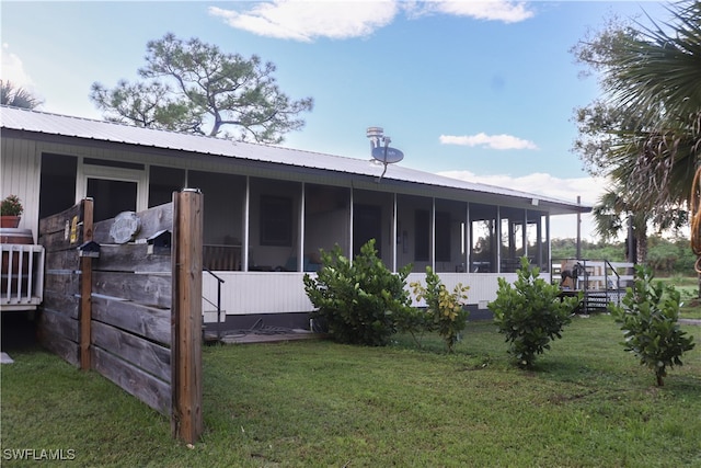 view of rear view of house