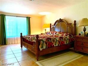 view of tiled bedroom