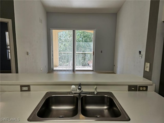 kitchen with sink