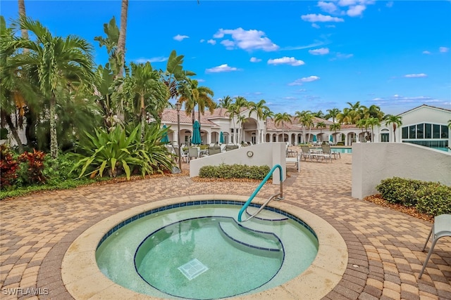 9246 Springview Loop, Estero, FL 33928 - view of pool with a community hot tub