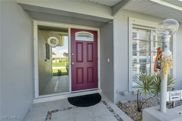 view of property entrance