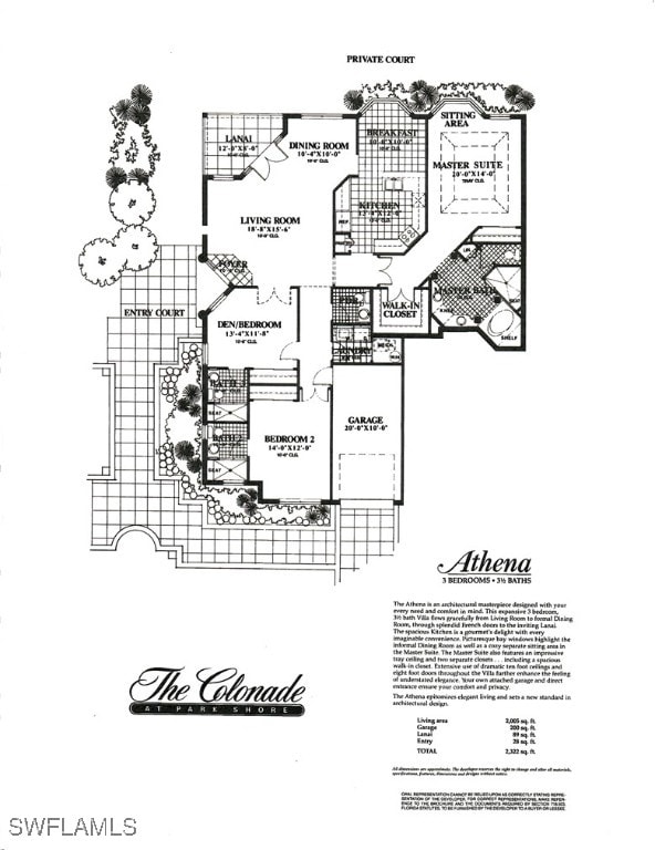 241 Colonade Cir, Naples, FL 34103 - floor plan / room layout