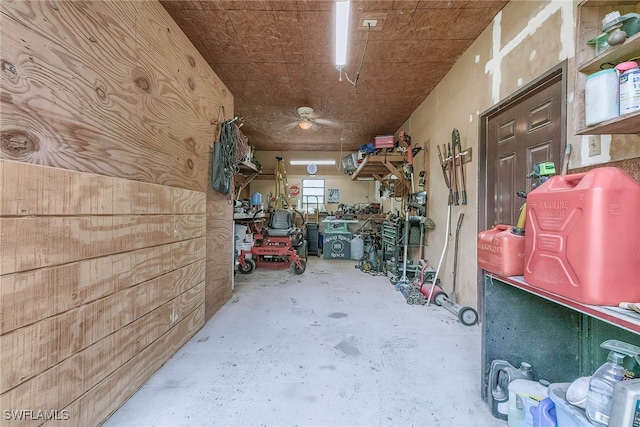 view of storage room