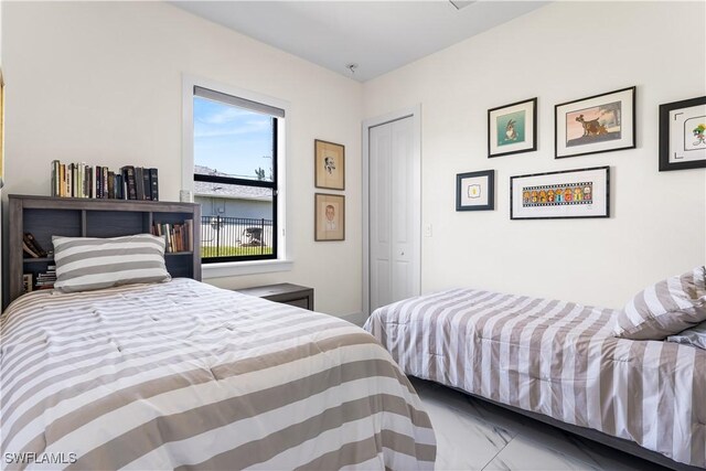 854 SW 15th Ave, Cape Coral, FL 33991 - bedroom with marble finish floor