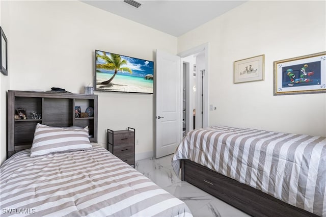 854 SW 15th Ave, Cape Coral, FL 33991 - bedroom with marble finish floor and visible vents