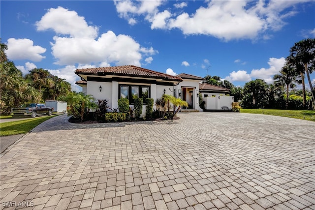 view of mediterranean / spanish house