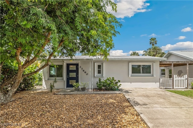 view of ranch-style home