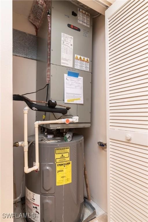 utilities featuring electric water heater