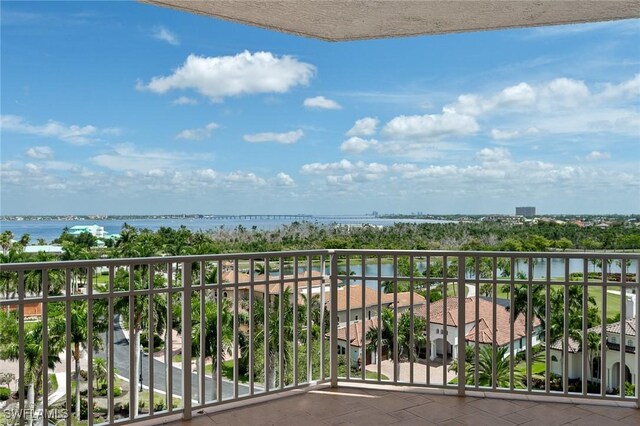 14250 Royal Harbour Ct Unit 817, Fort Myers, FL 33908 - balcony with a water view
