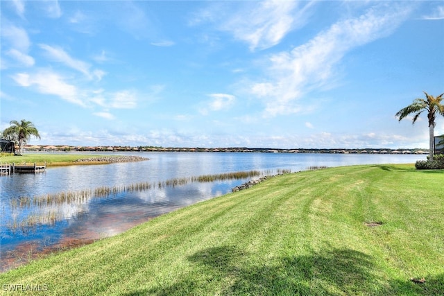 property view of water