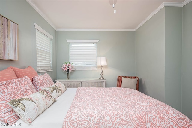 5807 Cubles Dr, Bokeelia, FL 33922 - bedroom featuring crown molding