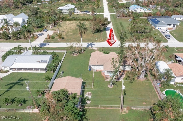 5807 Cubles Dr, Bokeelia, FL 33922 - birds eye view of property with a residential view