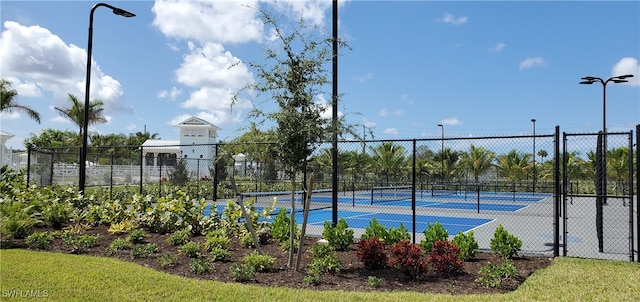 view of sport court