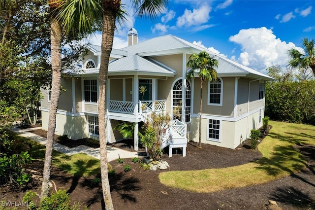 view of back of property