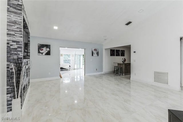 view of unfurnished living room