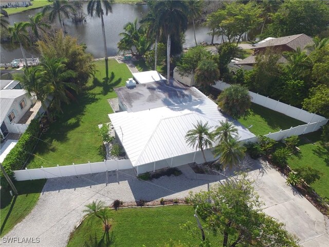 22 Constitution Dr, Naples, FL 34112 - birds eye view of property with a water view