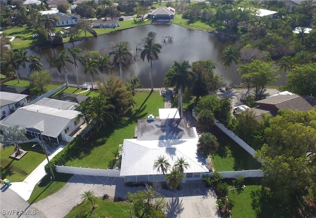 22 Constitution Dr, Naples, FL 34112 - drone / aerial view with a water view