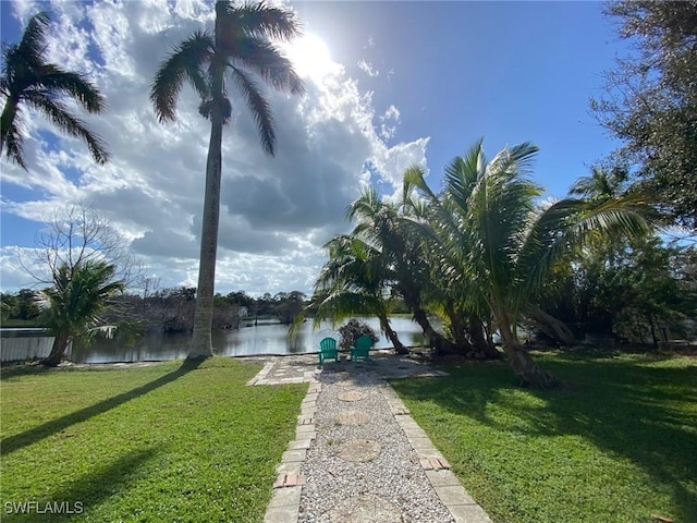 22 Constitution Dr, Naples, FL 34112 - view of yard featuring a water view
