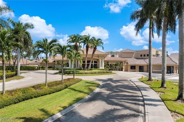 view of mediterranean / spanish house