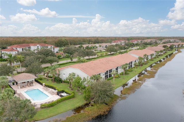 10296 Heritage Bay Blvd Unit 3111, Naples, FL 34120 - aerial view featuring a water view
