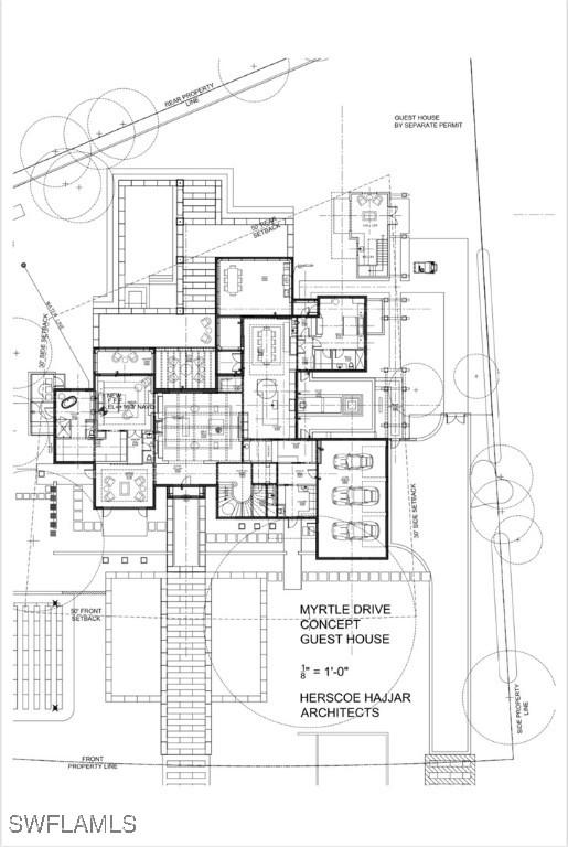 581 Myrtle Rd, Naples, FL 34108 - view of home floor plan