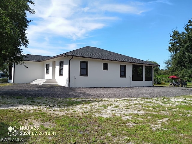 view of back of property