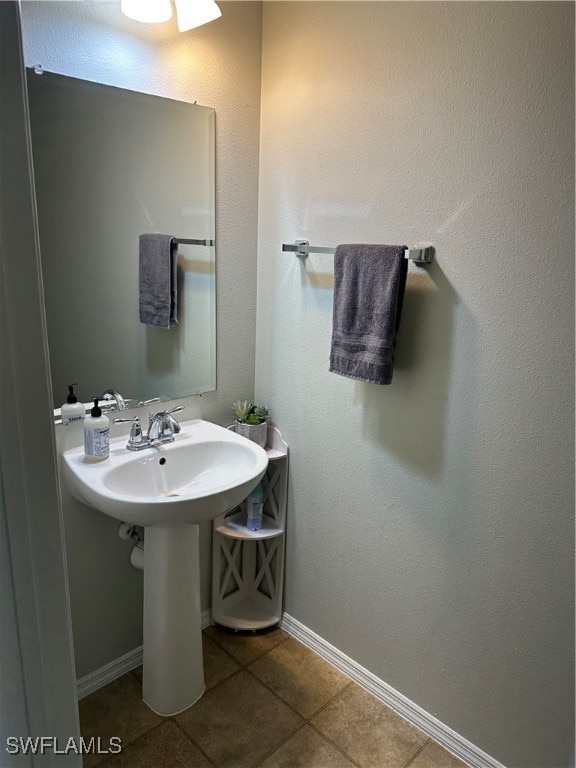 bathroom featuring tile patterned floors