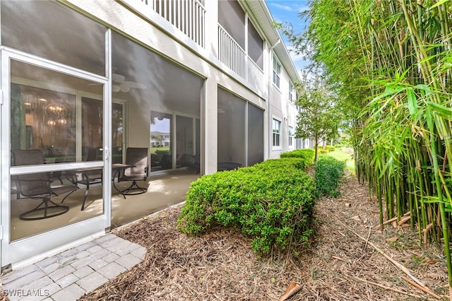 exterior space with a patio area