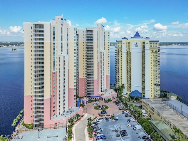 view of property featuring a water view